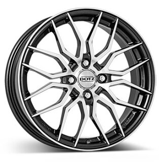 DOTZ LimeRock Dark 7,0x17 4/100 ET44 Alufelge