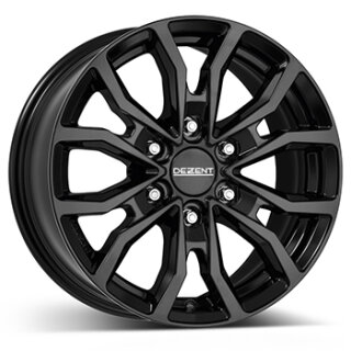 DEZENT KC black 7,5x18 6/139,7 ET55 aluminium rim