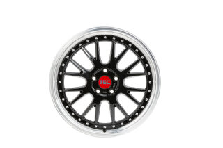 Tec Speedwheels GT EVO 8,0x18 5/120 ET38 Schwarz glänzend Hornpoliert Alufelge