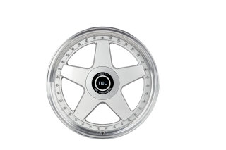 Tec Speedwheels GT EVO-R 8,5x19 5/108 ET45 Hyper Silber Hornpoliert Alufelge