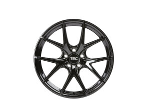 Tec Speedwheels GT6 EVO 8,0x18 5/100 ET40 Schwarz glänzend Alufelge