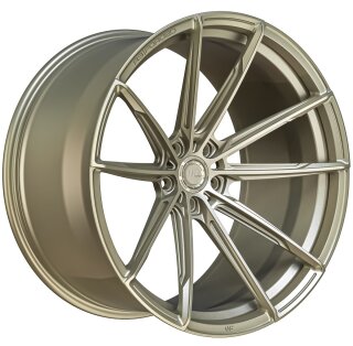 WF RACE.THREE 9,0x19 5/112 ET44 Light Gold Alufelge