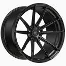 WF RACE.THREE 9,5x19 5/112 ET21 Deep Black Alufelge