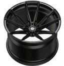 WF RACE.THREE 9,5x19 5/112 ET21 Deep Black Alufelge