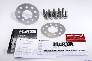 H&R Trak+ Wheels Spacer silver with ABE 10 mm