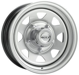 DOTZ Dakar 6,0x15 5/112 ET30 Silber