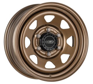 DOTZ Dakar 7,0x16 6/139,7 ET24 Bronze matt