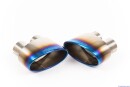 Milltek Edelstahl Sport-Auspuffanlage 70mm Burnt Titanium...