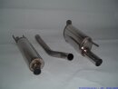 FMS Gruppe A Anlage Edelstahl Opel Corsa B (93-00) 1.5l D...