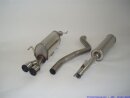 FMS Gruppe A Anlage Edelstahl Opel Meriva A (03-10) 1.8l...