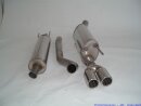 FMS Gruppe A Anlage Edelstahl Opel Tigra A (95-00) 1.4l...