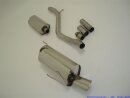 FMS Gruppe A Anlage Edelstahl Peugeot 206 CC Cabrio (ab...