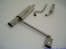 FMS Gruppe A Duplex-Anlage Edelstahl Opel Vectra A Stufenheck (88-95) 2.0l 16V