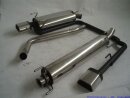 FMS Gruppe A Duplex-Anlage Edelstahl Opel Vectra B ohne AHK (95-01.99) 991135-x