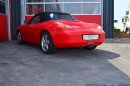 FMS Sportauspuff mittig Edelstahl Porsche Boxster S (986,99-04) 3.2l S 185/191kW