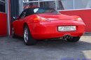 FMS Sportauspuff mittig Edelstahl Porsche Boxster S (986,99-04) 3.2l S 185/191kW